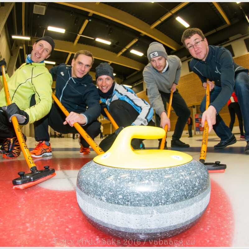 Kevadspartakiaad'16: curling / foto: Ardo Säks