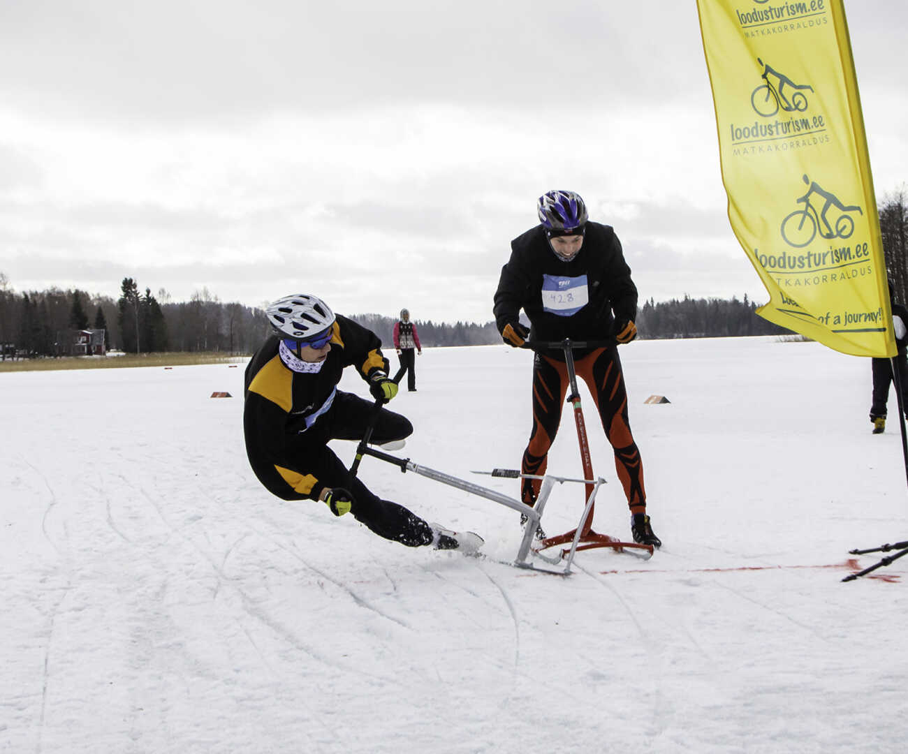 Talispartakiaad 2019 - Tõukekelgusõit, 09.03.2019. a. @Pühajärve rand, foto: Kaimo Puniste