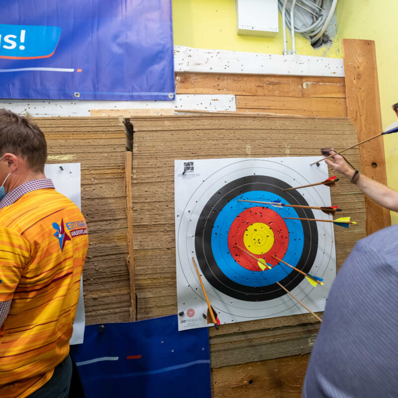 Firmaspordi Sügisspartakiaad 2020, vibulaskmine / foto: Ardo Säks