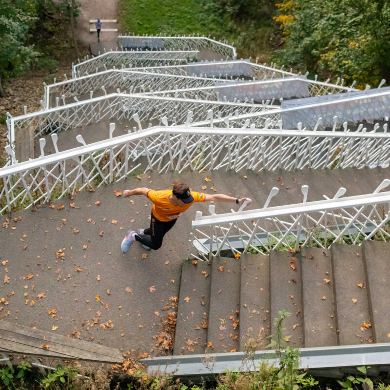 Firmaspordi Sügisspartakiaad 2020, trepijooks / foto: Ardo Säks
